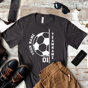 Camiseta Jugador de fútbol "Mamá Papá" Nombre jugador de fú