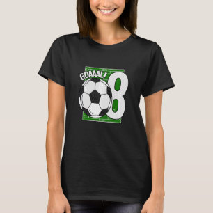 Camiseta Jugador de fútbol menor Goaal 8 años