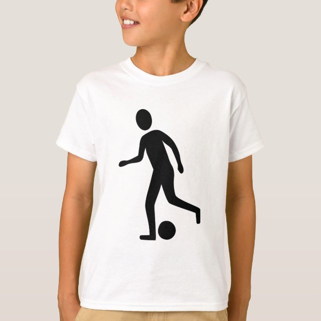Camiseta Jugador de fútbol - Negro (Anverso)