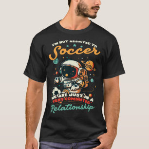 Camiseta Jugador de fútbol no adicto al fútbol