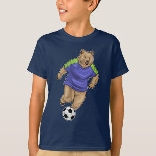 Camiseta jugador de fútbol oso Fútbol