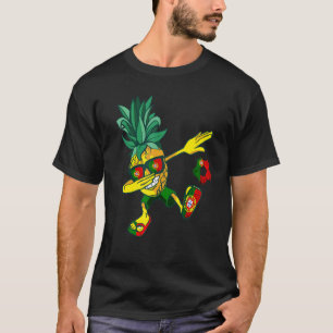 Camiseta Jugador de fútbol portugués Pineapple Bandera port