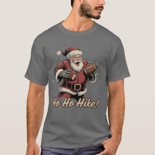 Camiseta Jugador de Fútbol Retro Santa Ho Ho Hike Navidad