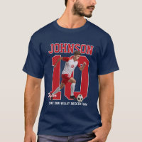 Jugador de Fútbol Senior Número Foto Personalizada