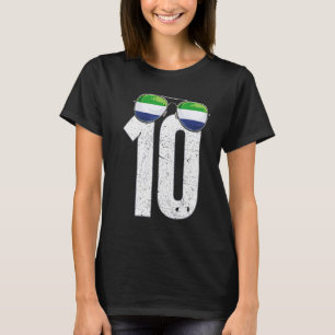 Camiseta Jugador de fútbol Sierra Leona número 10