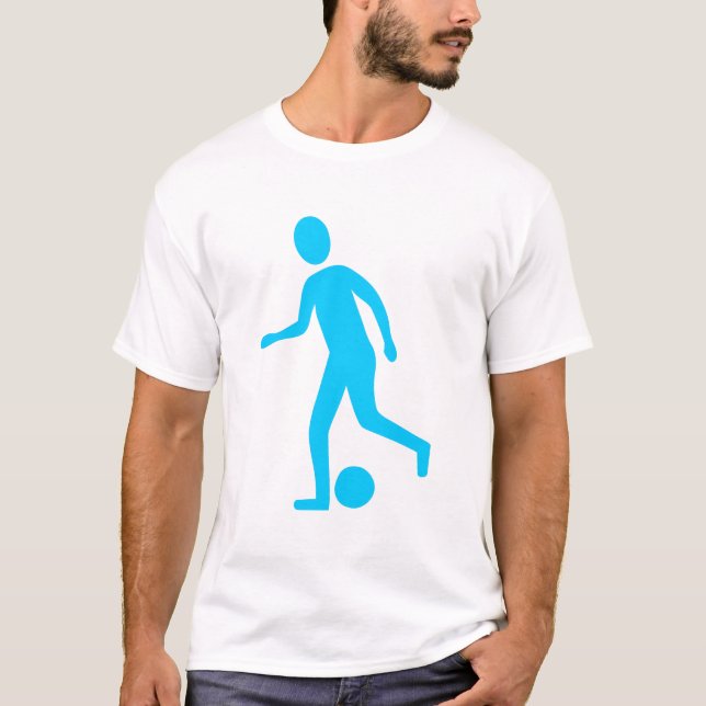 Camiseta Jugador de fútbol - Sky Blue (Anverso)