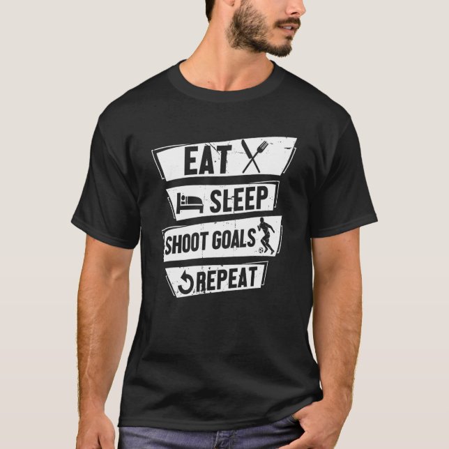 Camiseta Jugador de fútbol Striker come los objetivos de lo (Anverso)