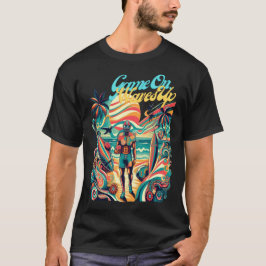 Camiseta Jugador de fútbol tropical - Vibes de surf y depor