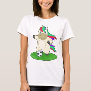 Camiseta Jugador de fútbol Unicornio Fútbol Deportes