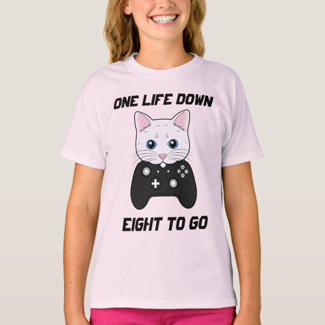 Camiseta Jugador de gatos de Personalizado blanco y chiflad (Anverso)