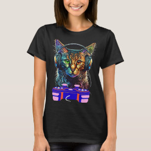 Camiseta Jugador de gatos somalí de juegos de video para an