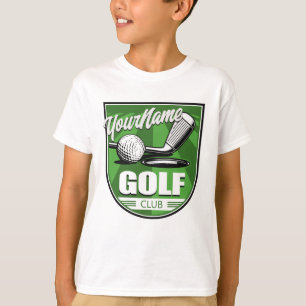 Camiseta Jugador de Golf Club NAME Pro Golfer Personalizado