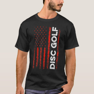 Camiseta Jugador de Golf con Disco Bandera de EE. UU. Golfi