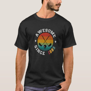 Camiseta Jugador de golf de cumpleaños de 37 años asombroso