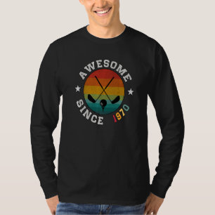 Camiseta Jugador de golf de cumpleaños de 52 años de edad a