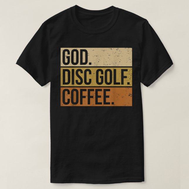Camiseta Jugador De Golf De Disco Cristiano Diciendo Que Di (Diseño del anverso)