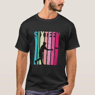 Camiseta Jugador De Golf De Disco Retro De 16 Años
