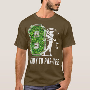 Camiseta Jugador de golf de ocho años de edad