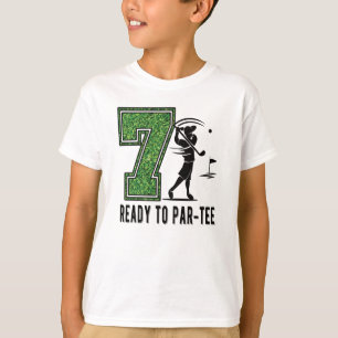Camiseta Jugador de golf de regalo de cumpleaños de niño de