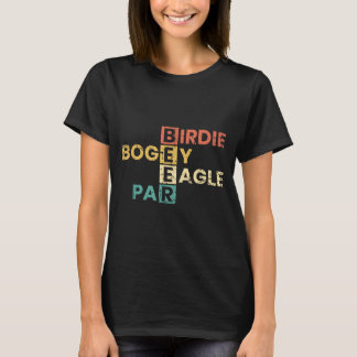 Camiseta Jugador de Golf Divertido Cerveza Par Águila Bogey