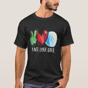 Camiseta Jugador de golf Golf Club Peace Love Golf