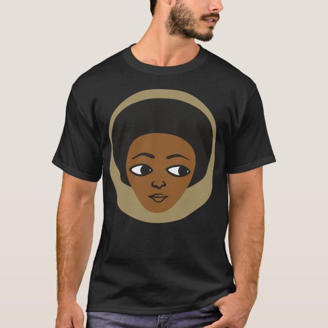 Camiseta Jugador de golf Habesha head (Anverso)