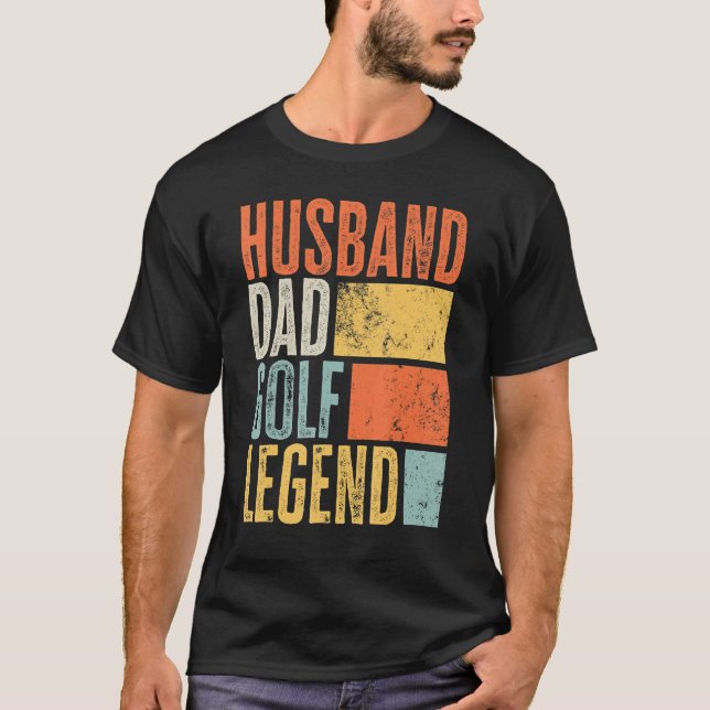 Camiseta Jugador de golf Mens Marido Papá Legendario Golfer (Anverso)