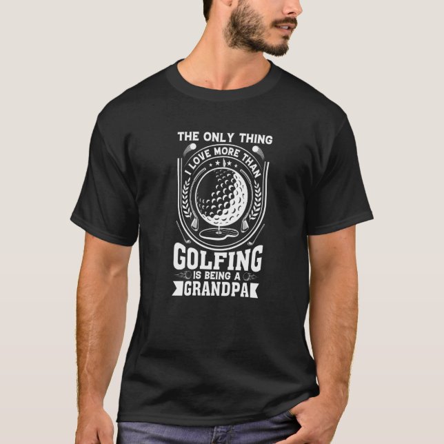 Camiseta Jugador De Golf Para El Abuelo Golfer (Anverso)