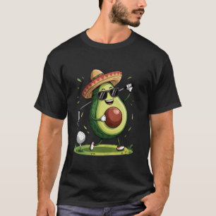 Camiseta Jugador de Golf Taco Cinco De Mayo Golfista Mexica
