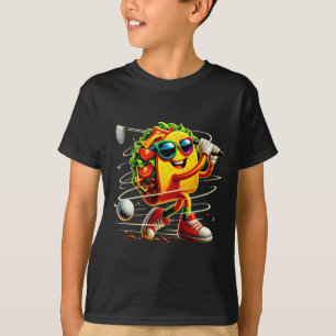 Camiseta Jugador de Golf Taco Cinco De Mayo Golfista Mexica