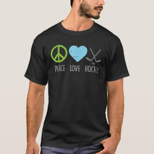 Camiseta Jugador de Guay de hockey sobre hielo de Peace Lov