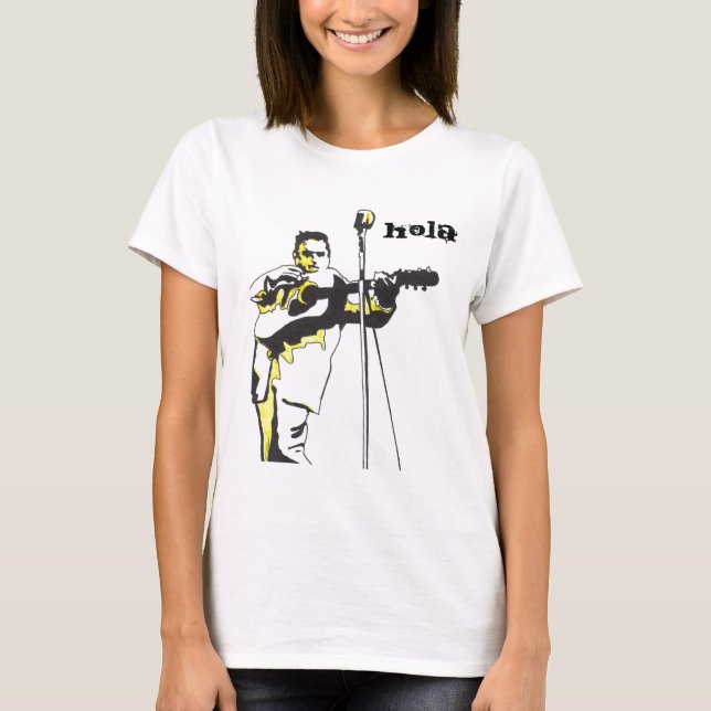 Camiseta jugador de guitarra (Anverso)