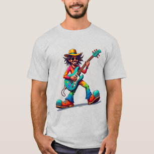 Camiseta Jugador de guitarra actuando en un Personalizado d