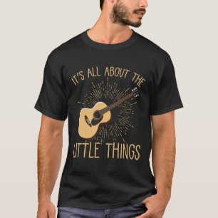 Camiseta Jugador De Guitarra Acústica Para Instrumento Musi