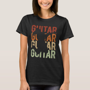Camiseta Jugador De Guitarra Acústica Para Un Guitarista De
