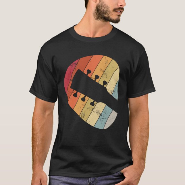 Camiseta Jugador De Guitarra Acústica Para Un Guitarista De (Anverso)