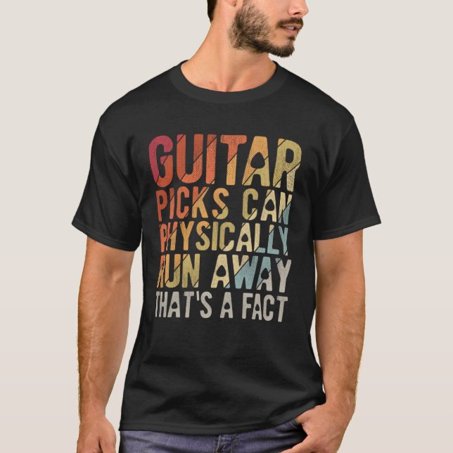 Camiseta Jugador De Guitarra Acústica Para Un Guitarista De (Anverso)