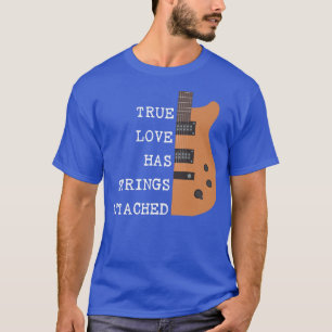 Camiseta Jugador de guitarra con cadenas de amor verdadero