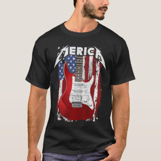 Camiseta Jugador de guitarra de Estados Unidos Guitarista B