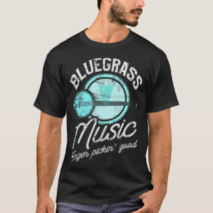 Camiseta Jugador de guitarra de música Bluegrass y el diver