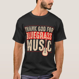Camiseta Jugador De Guitarra De Música Bluegrass Y Funny Ba