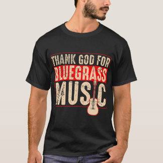 Camiseta Jugador De Guitarra De Música Bluegrass Y Funny Ba