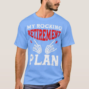 Camiseta Jugador de guitarra del plan de retiro de rocas re