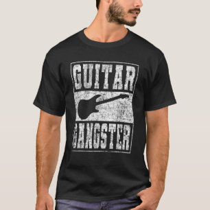 Camiseta Jugador de guitarra diciendo 'Guitar Gangster'