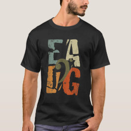 Camiseta Jugador de guitarra EADG bajo clef