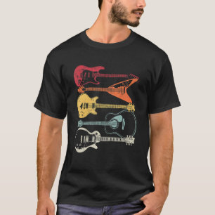 Camiseta Jugador de guitarra entrega música rock and Roll F