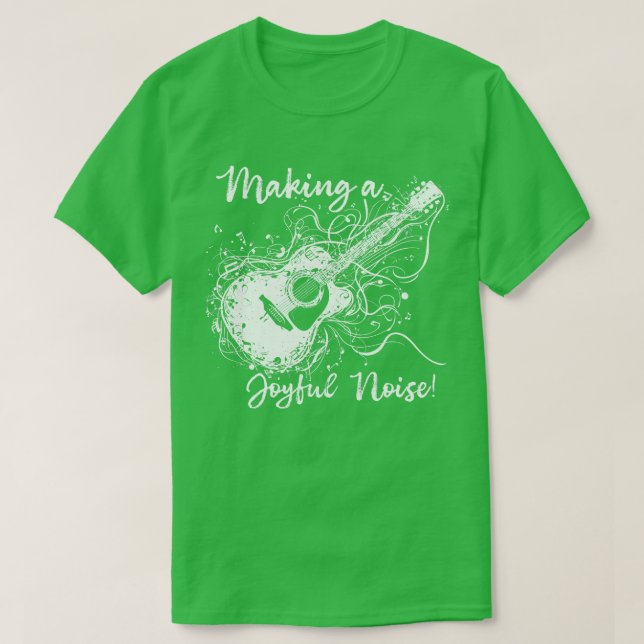 Camiseta Jugador de guitarra ruidoso (Diseño del anverso)