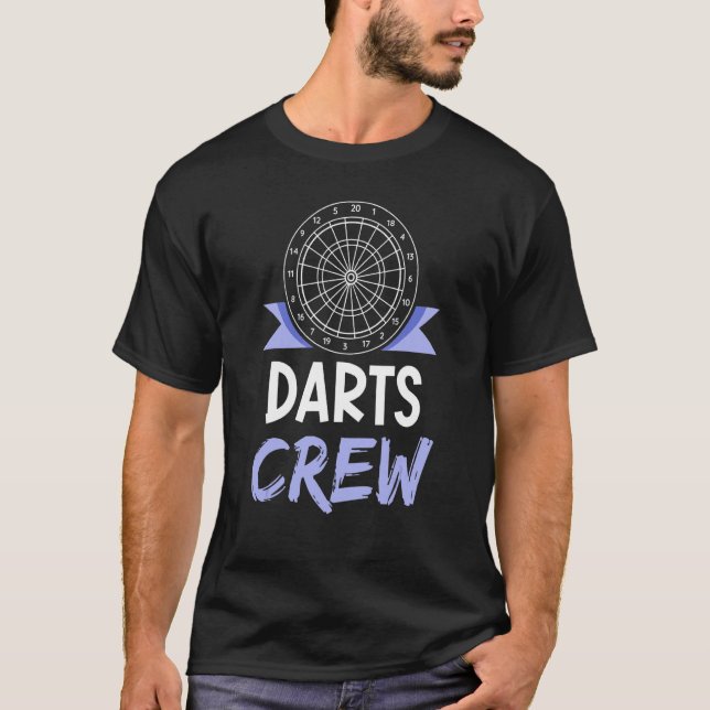 Camiseta Jugador de Hobby Darts Crew Dart (Anverso)