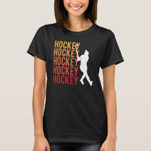 Camiseta Jugador de hockey con número de hockey