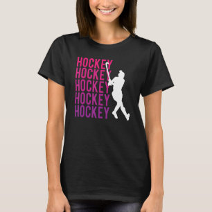 Camiseta Jugador de hockey con número de hockey